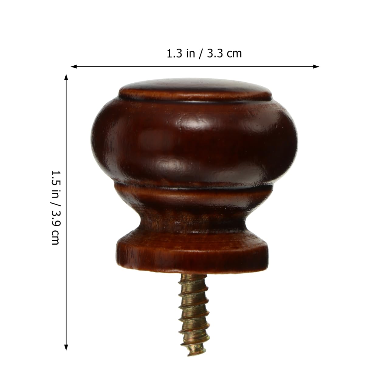 Veemoon Solid Wood Handle Set of 8 Round Cabinet Knobs for Wardrobes and Closets Durable and Easy to Install Drawer Pulls Perfect for Home Decor - Image 2
