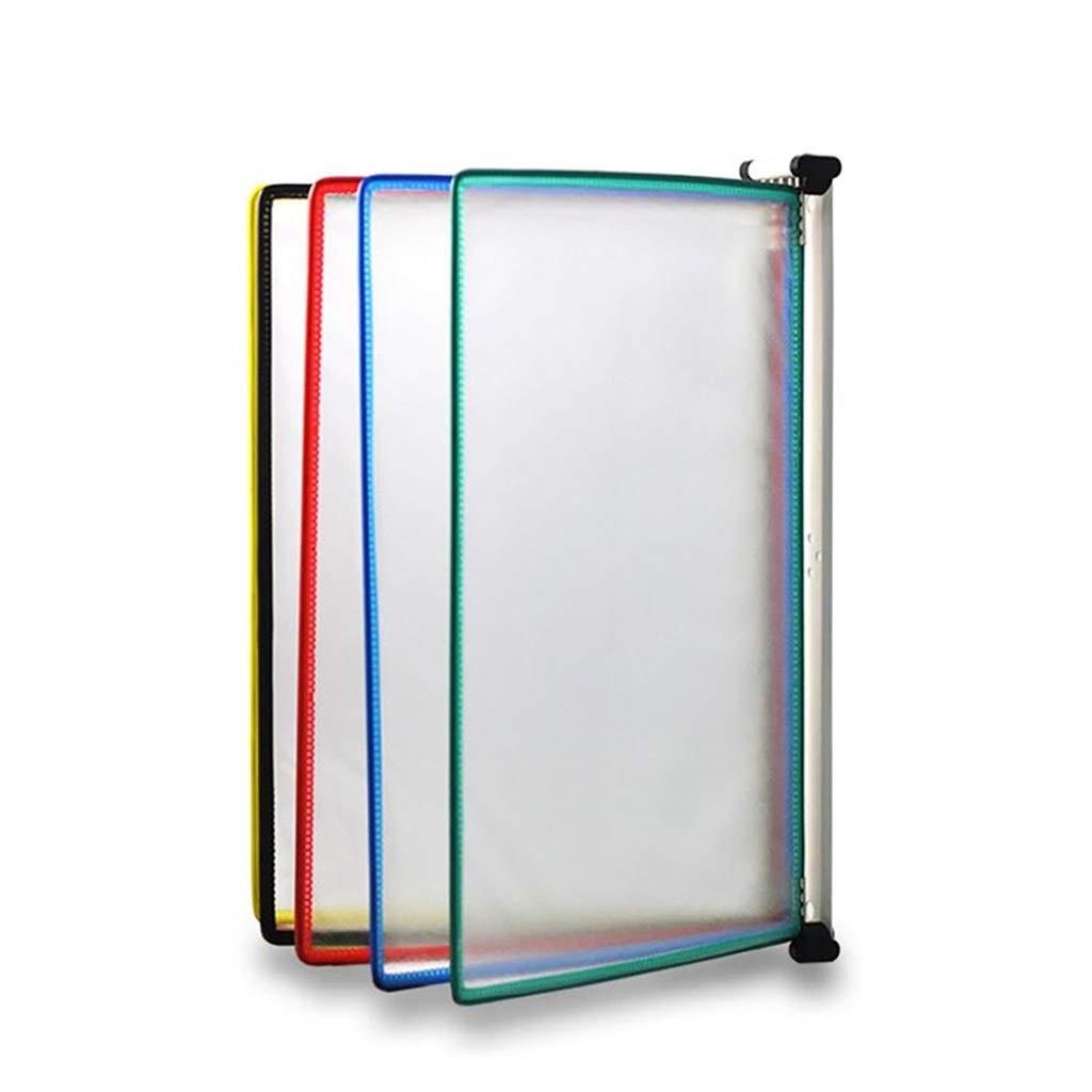 Bxwjg Desktop Reference System - 10 Double Sided Panels, A4 Wall Type Flip File Holder