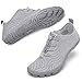 HIITAVE Womens Water Shoes Quick Dry Sports Barefoot Shoes for Diving Swim Surf Aqua Beach Outdoor Summer Yoga Light/Gray 8 M US Women