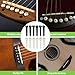 JINWEE Acoustic Guitar Accessories Kit,Guitar Tool Changing Kit Including Acoustic Strings, Picks, Capo, Bridge Pins, Bridge Saddle Nut and 3 in 1 guitar string winder cutter and pin puller.