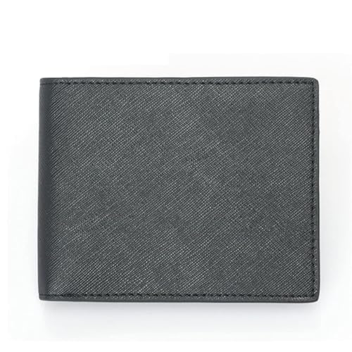 Carbon Fiber Pattern Anti-theft Brush Wallet Short Top Leather Men's Wallet(D)3