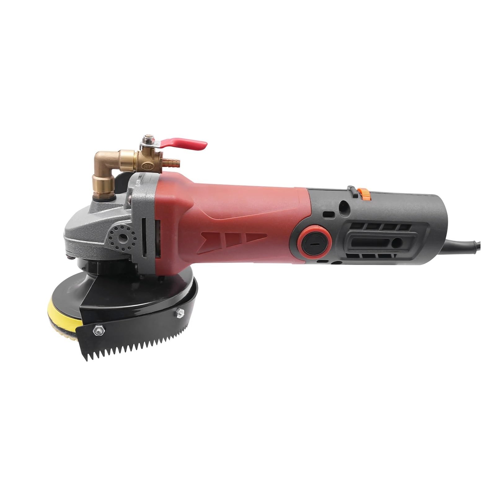 Lucidatrice a umido da 860 W, lucidatrice a portatile a 6 velocità, levigatrice ad acqua, for pavimenti in marmo, cemento e pietra