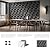 12Pack Acoustic Panels, Self-Adhesive Sound Proof Panels for Walls, Decorative 3D Textured Printing Sound Dampening Panels Sound Absorption Tiles for Studio, Office, Home, 12×12×0.4", Black