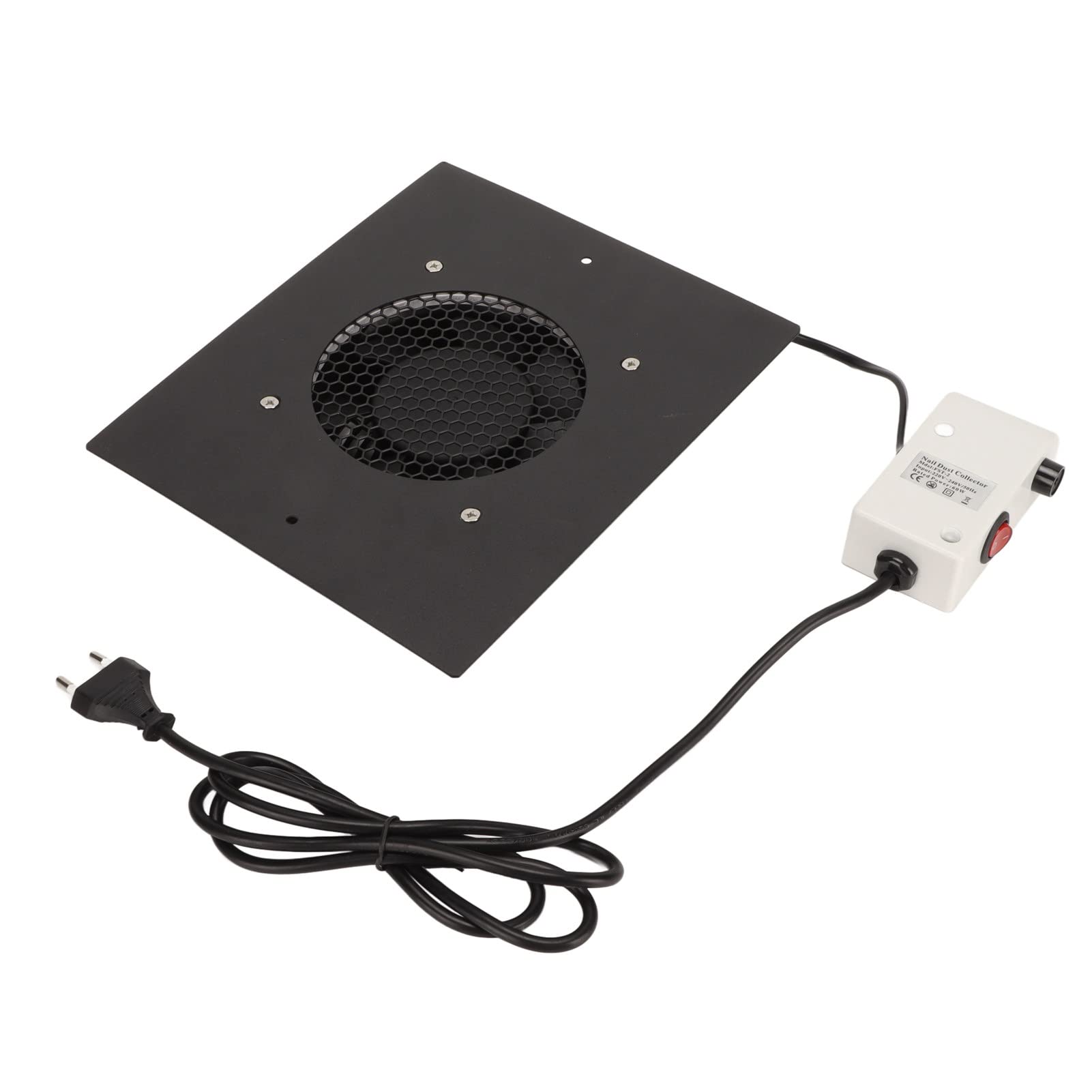 Machine de collecte de poussière d'ongles, filtre réutilisable puissant, aspirateur léger, extracteur, prise ue 220-240V