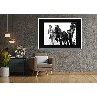 Le cadeau des Beatles – L’impression des Beatles – Le single des Beatles Hey Jude – Cadre de galerie | A2 (59.4×41.9cm… - Les Beatles, Paul McCartney, John Lennon, RIngo Starr, George Harrison Le cadeau des Beatles - L'impression des Beatles - Le single des Beatles Hey Jude - Cadre de galerie | A2 (59.4x41.9cm… – Image 5