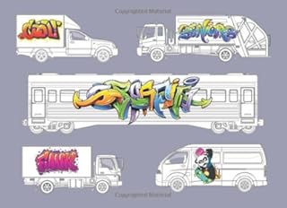 Graffiti Street Art Sketch Book Journal Train Subway Car Black Book - Light Edition: Sprayer Artist Journal in 8.25