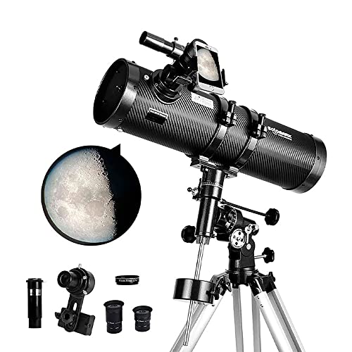 Telescópio Refletor Newtoniano com lente 130mm com acessórios e adaptador para SmartPhone 4 51wMBfmjDBL