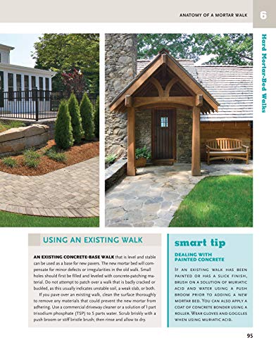 Ultimate Guide: Walks, Patios & Walls (Creative Homeowner) Design Ideas with Step-by-Step DIY Instructions and More Than 500 Photos for Brick, Mortar, Concrete, Flagstone, & Tile (Ultimate Guides) - Image 9