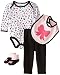 BON BEBE Baby Girls' Bows and Animal Prints Set with Bodysuit with Legging