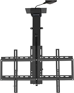 電動天井テレビマウント、天井テレビブラケット、天井電動テレビマウント、モニターブラケット、リモコンとメモリ設定付きテレビリフト