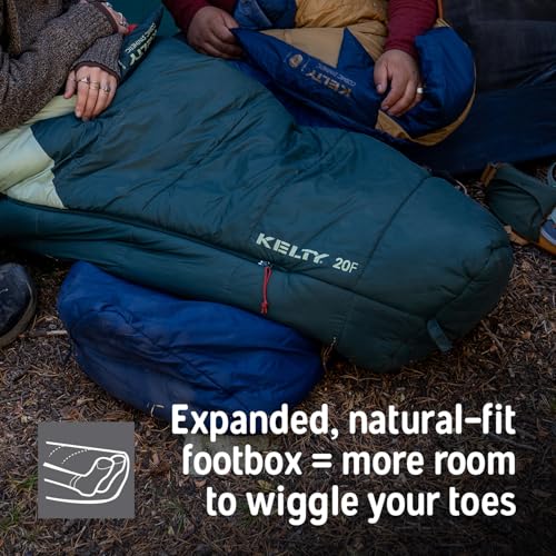 Kelty Cosmic Synthetic Fill 0 Degree Backpacking Sleeping Bag – Compression Straps, Stuff Sack Included (Long, 2025) - Image 5