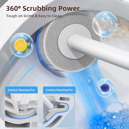 🏠🧹LFBEAR™ Disposable Toilet Brush Wand Kit – Wall-Mounted Cleanliness with 18 Hygienic Refills! - Image 3