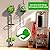 leevanoo Garage Organizer Trimmer Rack, 6.2" Hook Garden Power Tool Hanger for Grass Trimmer, Hedge Trimmer, Leaf Blower, Garage Organizer Tool Holder for Garage Storage Shed Organization, Green