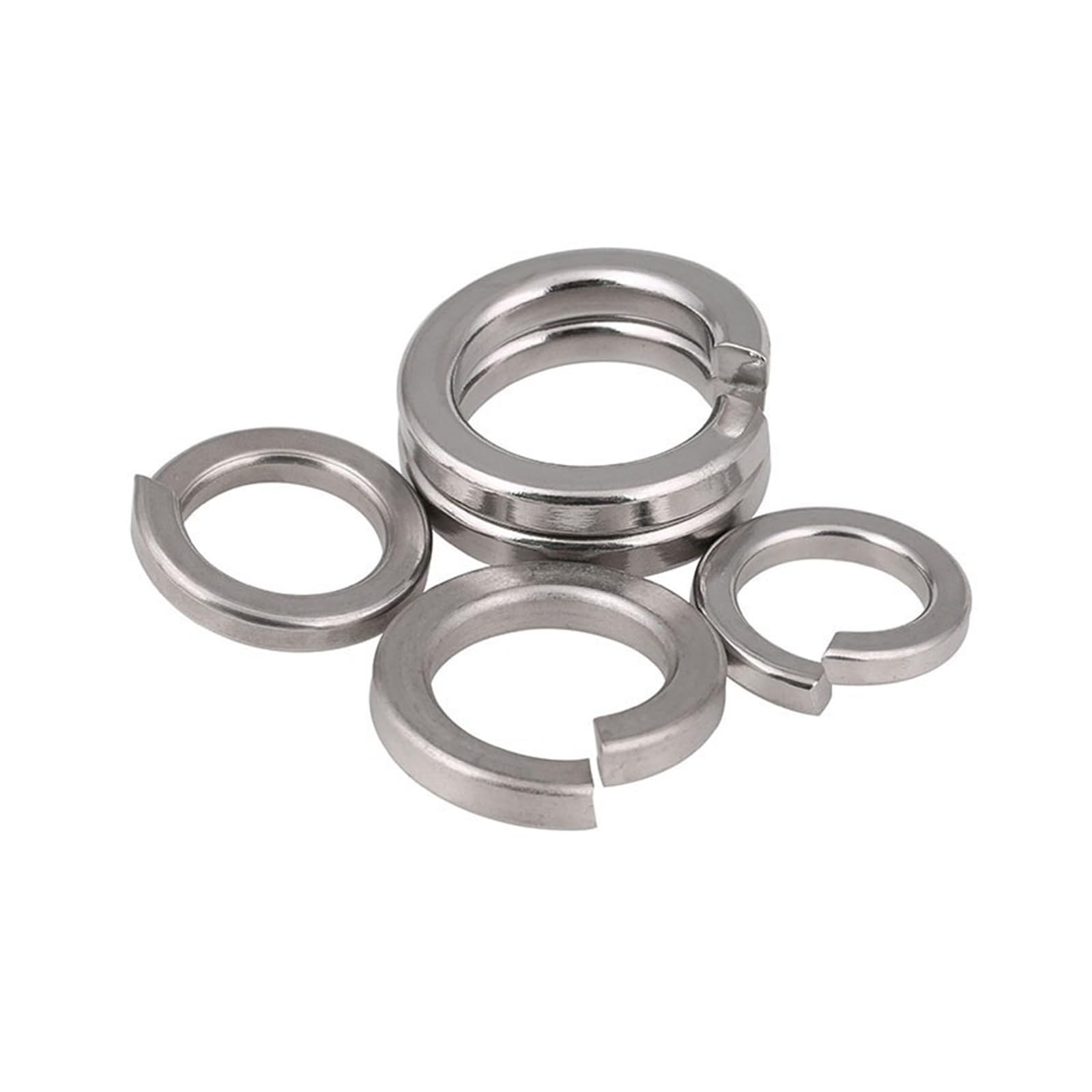 Waschmaschine, 100 Stück M2,5-M6 Schalen Pad Federring Unterlegscheibe elastische Dichtung(M2.5)