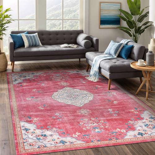 Alfombra Beverly Rug Boho Antideslizante 6x9