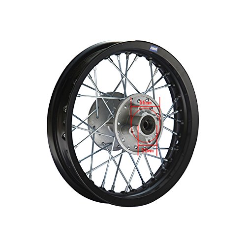 Pit/Dirt Bike/Traverser - Jante en Aluminium Anodisé 12 Arrière S