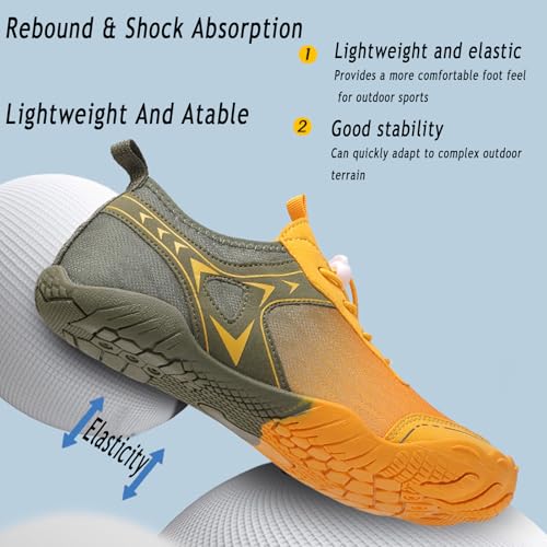 Giltpeak Hike Barefoot Shoes Women Men, Vitality Wide Slip-On Minimalist Athletic Quick Dry BareStep Breathable Shoe4