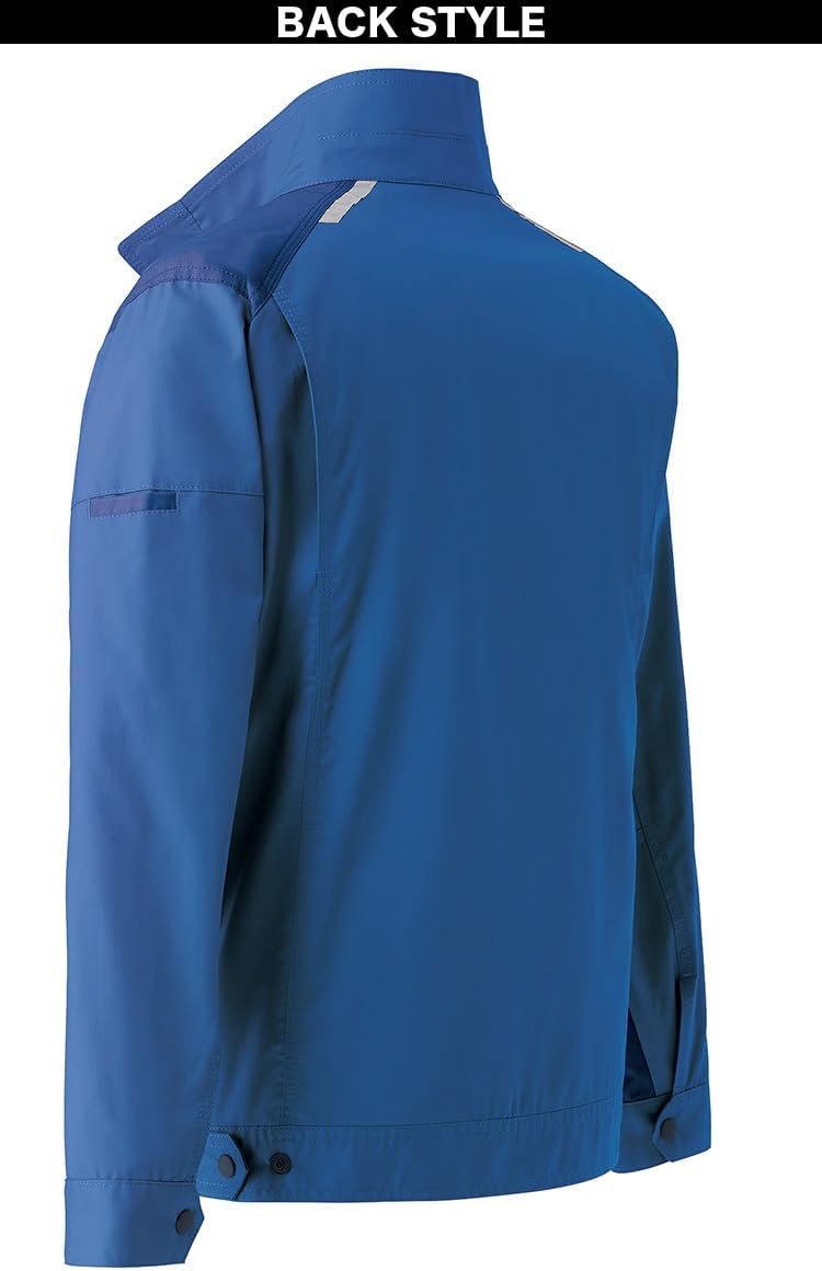 [武蔵野ユニフォーム] クロダルマ 長袖ジャンパー 32675 帯電防止 ストレッチ 秋冬 作業着 KURODARUMA <0