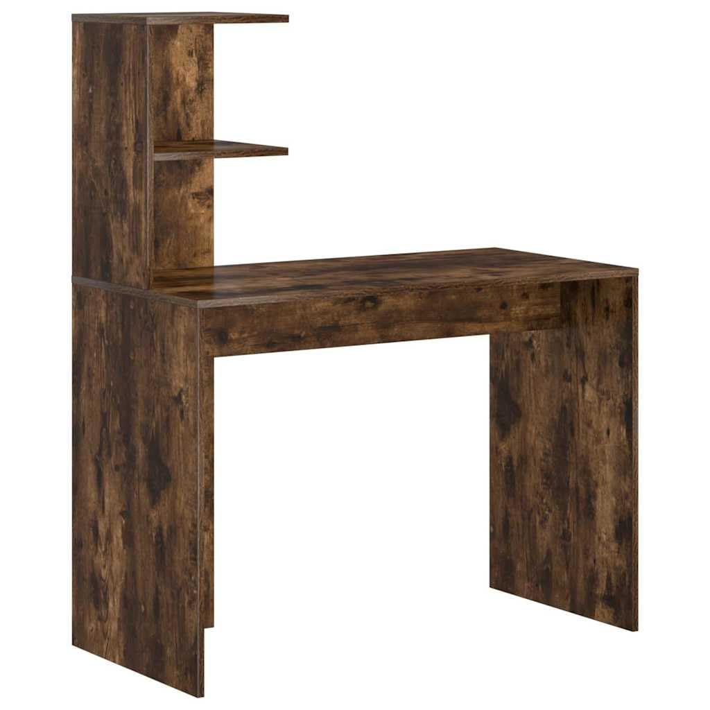 Generisch Schreibtisch Geräucherte Eiche 102 x 50 x 124 cm Holzwerkstoff,Möbel,Büromöbel,Schreibtische-869358