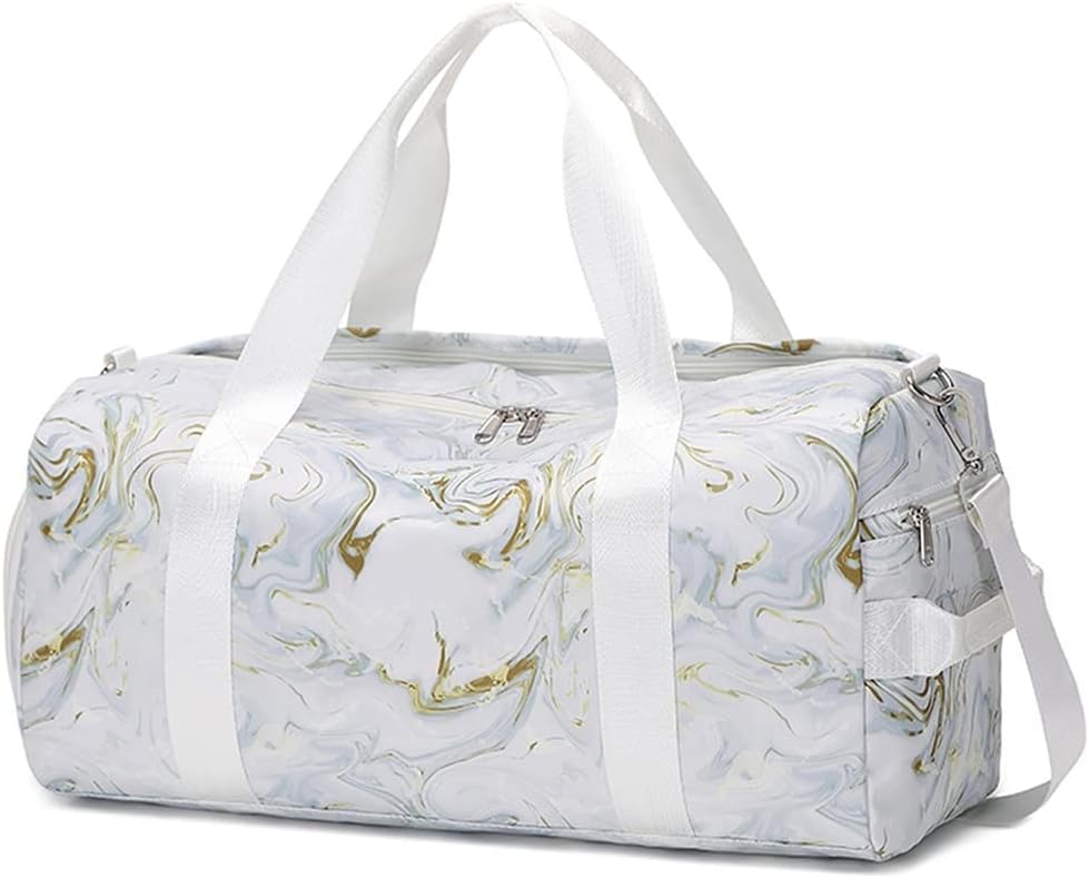 Sports Gym Duffle Travel Bag For Women Men With Shoe Compartment Wet Pocket Training FitnessGym Bag