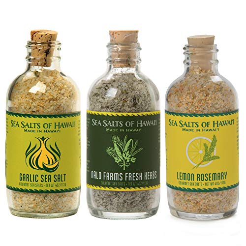 Pack de 3 sales marinas variadas Sea Salts of Hawaii miniatura 1