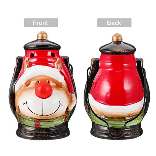 STOBOK PadrÃ£o de Boneco de Neve de Lanterna Decorativa de Natal Luz Noturna Ãrvore de Natal Enfeite