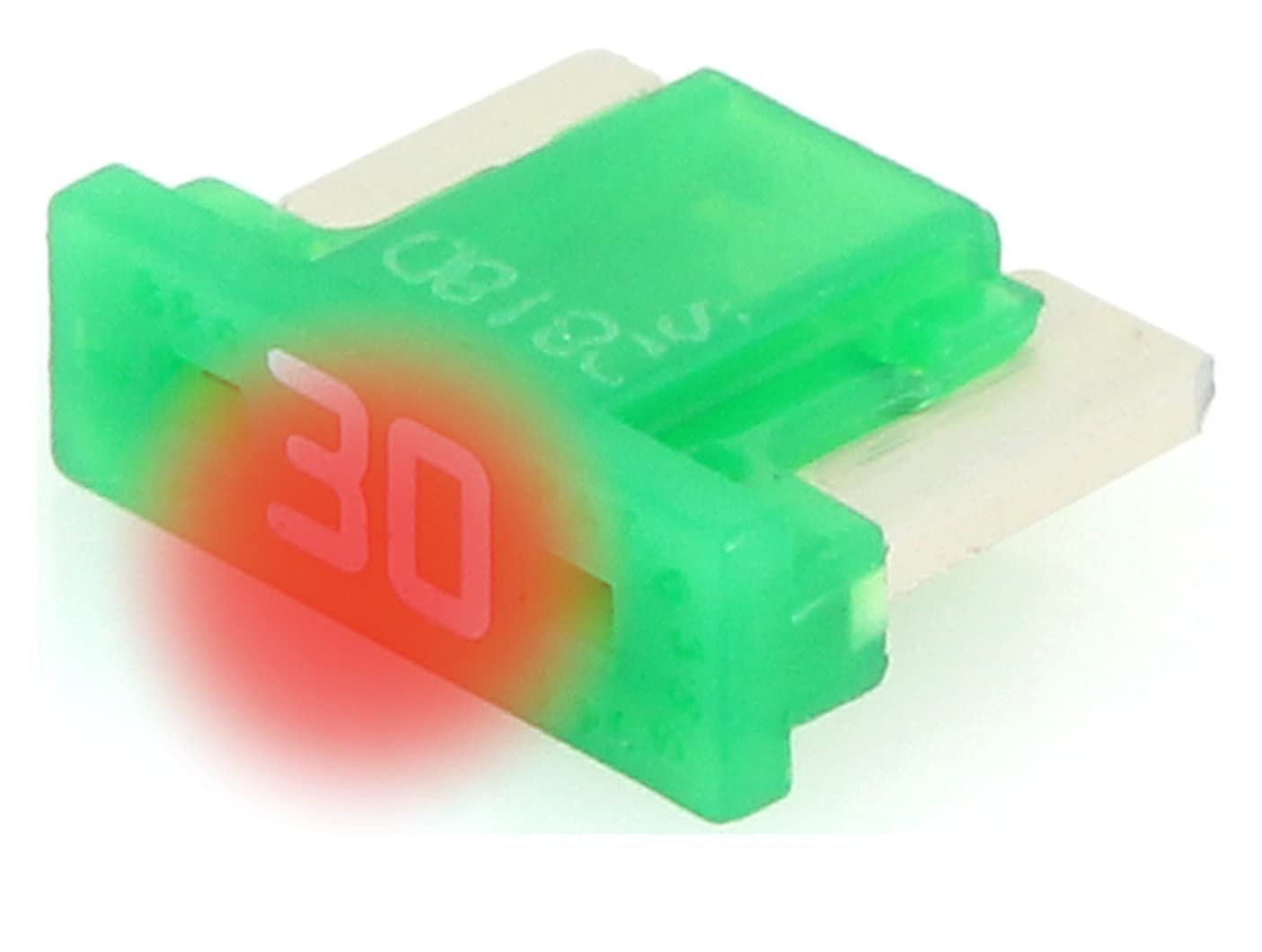 LED Status Micro Low Profile LP Car Mini Fuses FLL Set 3A 5A 7.5A 10A 15A 20A 25A 30A, Current: 30A Amp