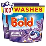 Bold Lavender and Camomile PODS® Washing Liquid Laundry Detergent Capsules 100 Washes, 100ct, Outdoor Freshness that Lasts and Lasts, with Built-In Lenor Softener