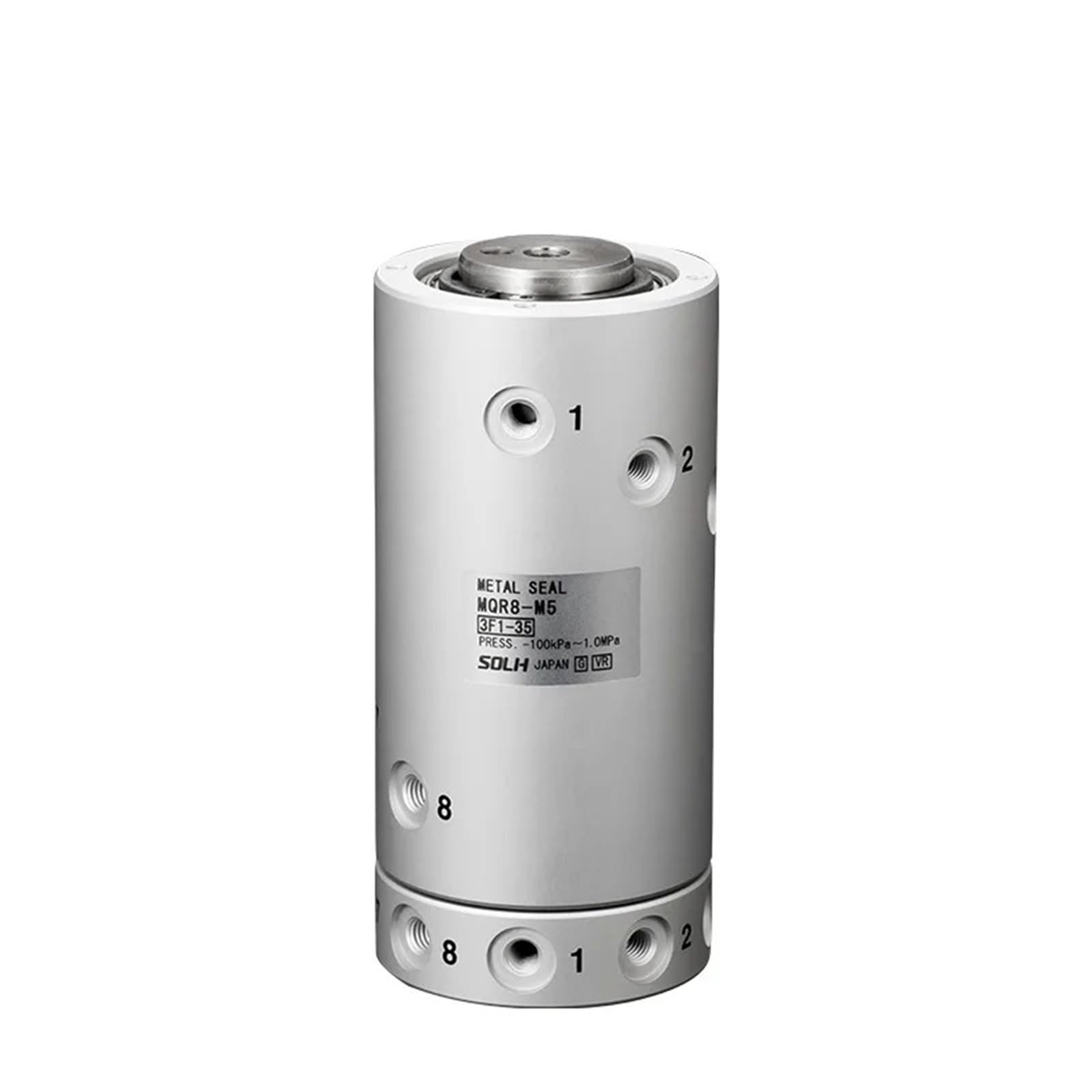 Joint rotatif à couple bas MQR en métal avec raccord M5 pour rotation sans frottement
