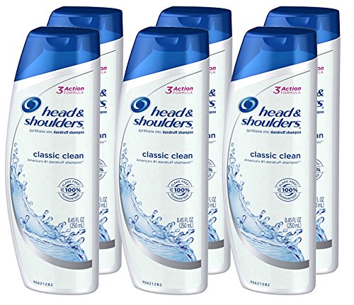 Image of Head and Shoulders Classic Clean Anti-Dandruff Shampoo 8.45 Fl Oz (Pack of 6)