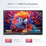 InnoView 2K Portable Monitor 15.6" QHD 100% sRGB