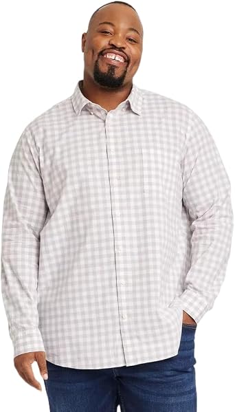 Goodfellow & Co Mens Slim Fit Every Wear Long Sleeve Button-Down Shirt -