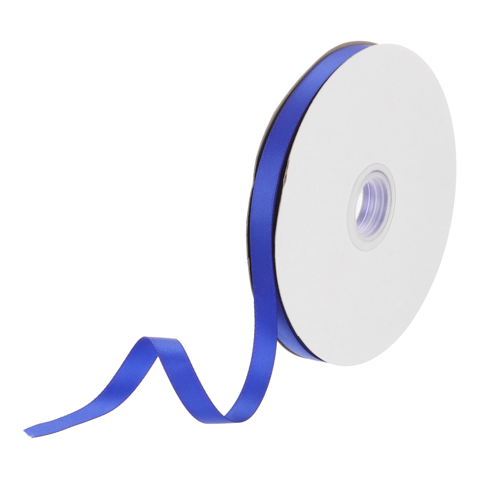 DMiotech 10mm Satin Ribbon 46m/150ft Thin Double Face Fabric Grosgrain Ribbon for Gift Wrapping Floral Hair Flower Bouquet Dark Blue