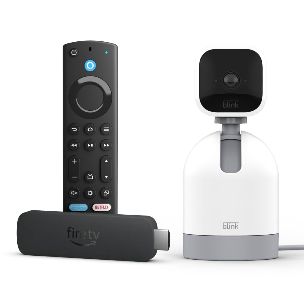 All-new Amazon Fire TV Stick 4K Max bundle with Blink Mini Pan-Tilt Camera