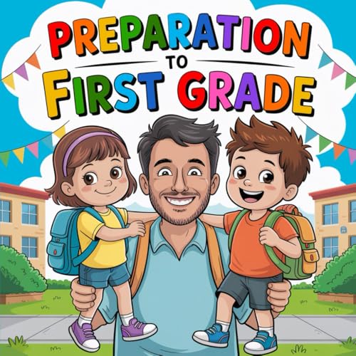 Preparation to First Grade of School Book for Kids: A Back to School Story for Children First Day Jitters, Classroom Rules, Making Friends, and School Routines – Perfect Read Aloud for Preschool