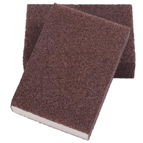SOIMISS Esponjas Limpiadoras Mágicas de 2 Unidades para Cocina y Hotel Función de Limpieza de Óxido y Suciedad, Material Esponja Resistente Color Café