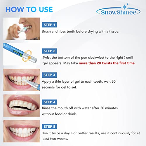 image for QEIARA Teeth Whitening Pen - Teeth Stain Remover to Whiten Teeth - Eff