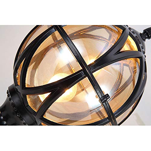 Éclairage classique d'extérieur avec lanterne colonne globe - 7