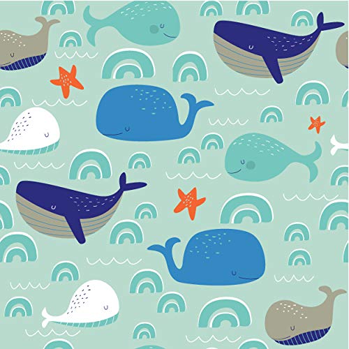 Tischdeko 20 Stück Serviette Cocktail Wale Meerestier Maritim Cover