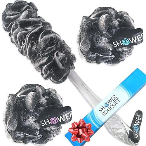 SHOWER BOUQUET Loofah & Back-Scrubber Set