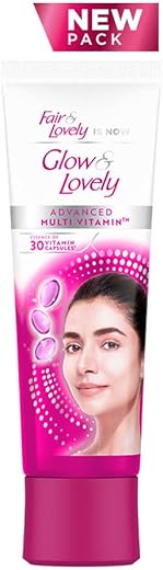 Glow & Lovely Advanced Multivitamin, Brightening Face Moisturizer Cream, 110G, For Glowing Skin, With Vitamin E, C & Niacinamide, Spf 15, Dermatologically Tested