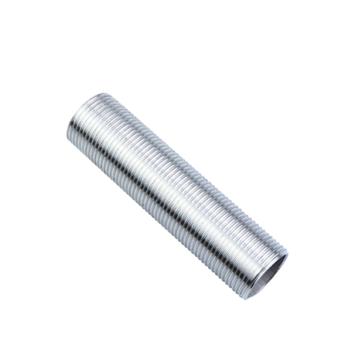 1/4" 3/8" 1/2" 3/4" 1" 1-1/4“ 1-1/2” 2" BSP Male x Length 100mm 304 Stainless Full Thread Nipple Barrel Pipe Fitting Water Tank(Length 50mm,1-1/2")