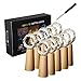 Aluan Wine Bottle Lights with Cork Christmas Lights 15 LED 10 Pack Fairy Lights Waterproof Battery Operated Cork String Lights for Jar Party Wedding Christmas Festival Bar Decoration, Warm White