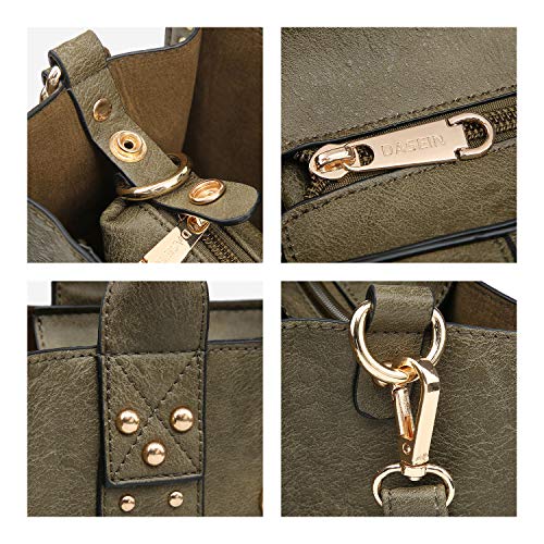 Image of Dasein Women's Designer Handbags Fashion Satchel Handbags Shoulder Bags Top Handle Work Bags w /Belt