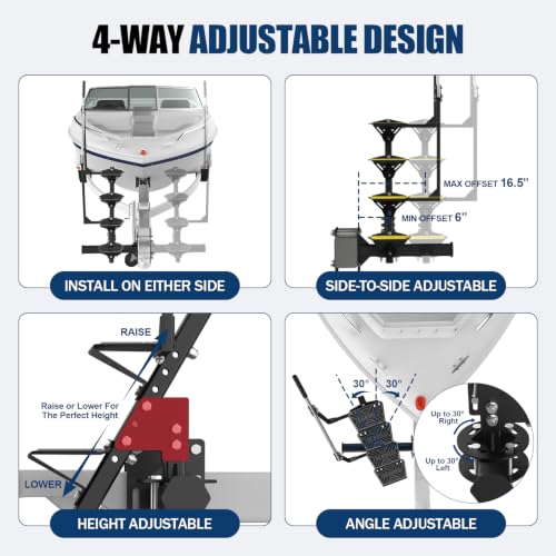 MILBOPAX 4-Step Boat Trailer Steps