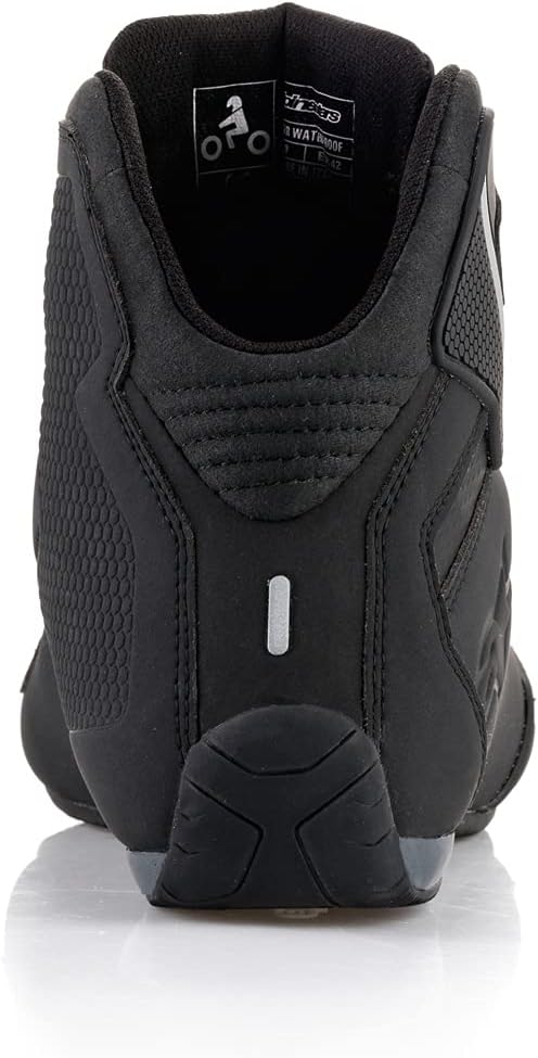 Alpinestars Sektor Waterproof Shoes, CE-Certified Casual Riding Footwear, 9, Black - Image 4