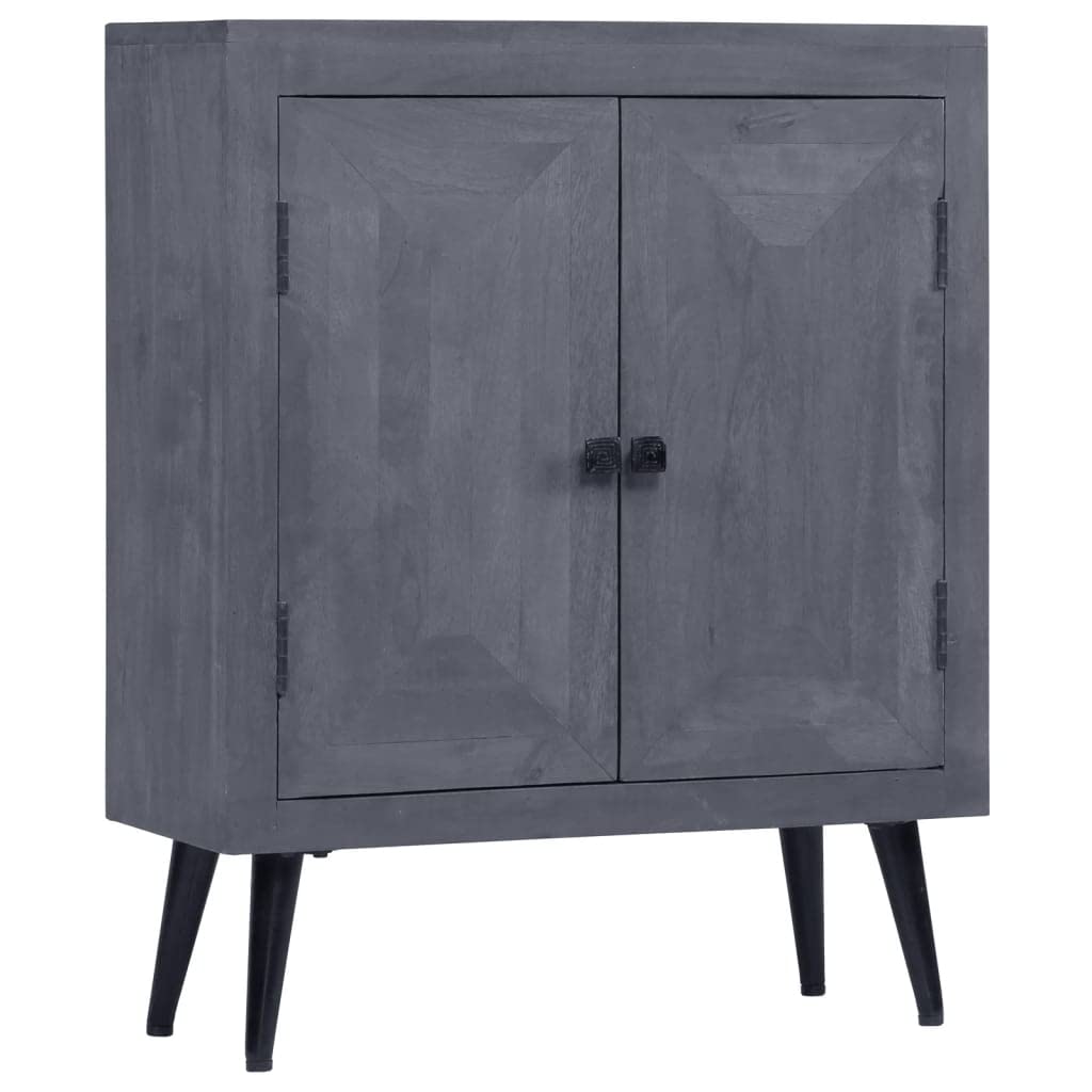 Kredens z litego drewna mango, 60 x 30 x 76 cm, komoda na korytarz, szafka komodowa, szafka na pranie do sypialni