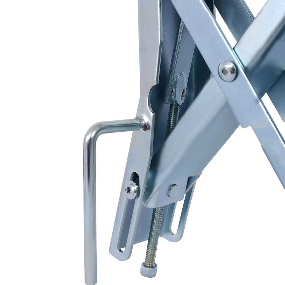 Stabilizator koła kempingowego, 2 zestawy, wytrzymałe kliny blokujące, do przyczep podróżnych i kamperów, regulowana szczelina w oponach od 2,5-1 cm do 15 cm, stalowy stabilizator opony z grzechotką i
