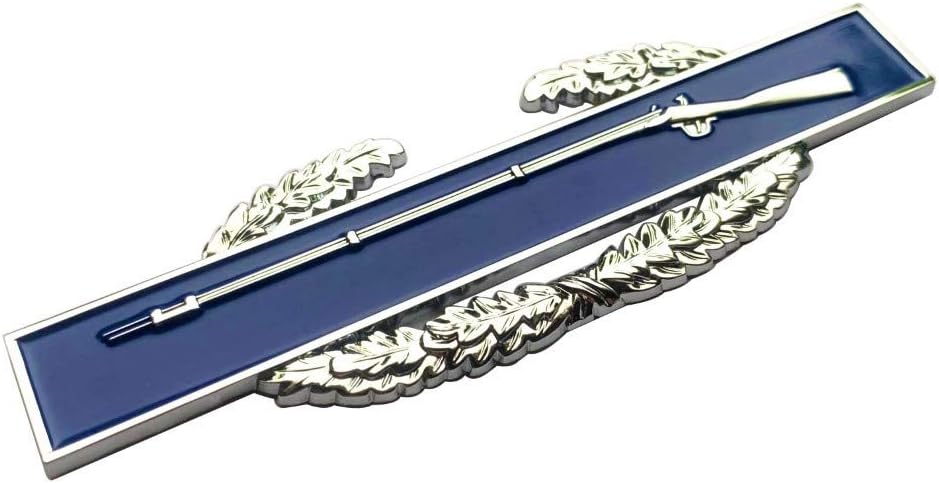 Army Combat Infantryman Metal Decal Auto Emblem