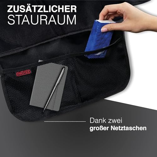 PROTEX© Kindersitzunterlage -ISOFIX-geeignet, Anti-RUTSCH-Unterfläche | Wasserabweisender & besonders hochwertiger 600D Stoff mit… – Ansicht 5